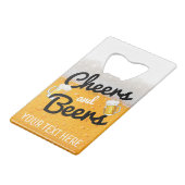 応援およびビールクレジットカードの栓抜き クレジットカード栓抜き (裏面アングル)