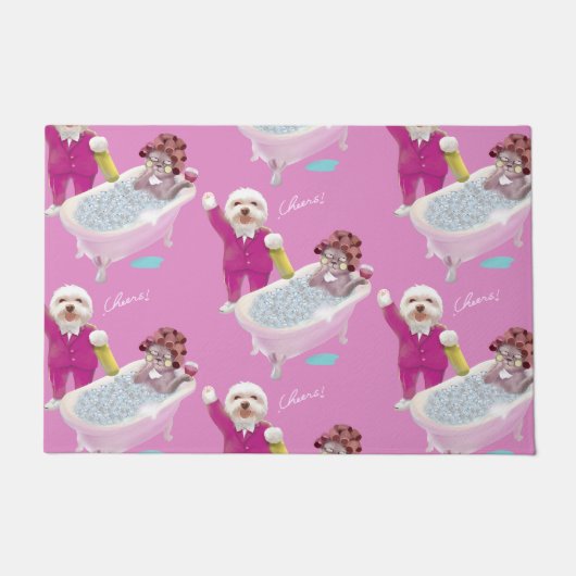 応援からくつろぎ ドアマット (正面)