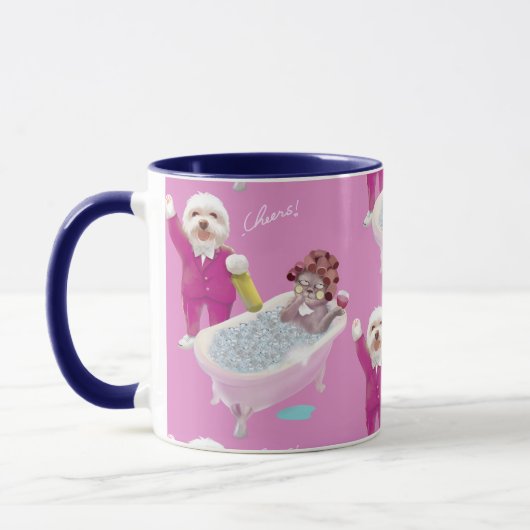 応援からくつろぎ マグカップ (左)