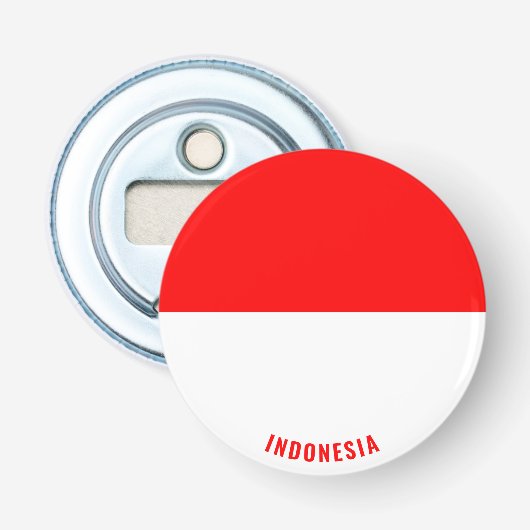 応援からインドネシアへ！素晴らしい愛国心を持つ 栓抜き (正面)