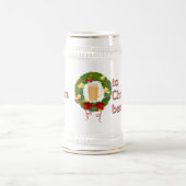応援からクリスマスビール ビールジョッキ (中央)
