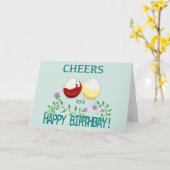 応援からハッピーバースデーカード カード (黄色い花)