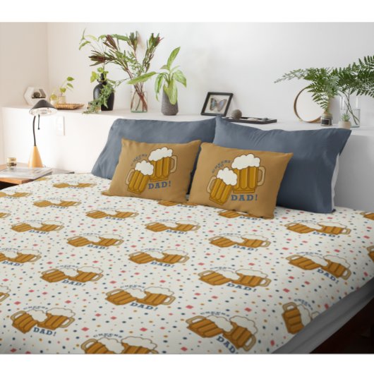 応援からパパビアマグスパターン 枕カバー