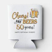 応援からビール50誕生日 缶クーラー (裏面)