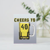 応援からフォーティ。バースデー ポストカード (スタンド正面)