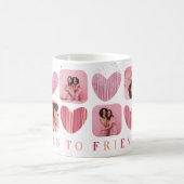 応援からフレンドシップハート&フォトガレンティン コーヒーマグカップ (中央)