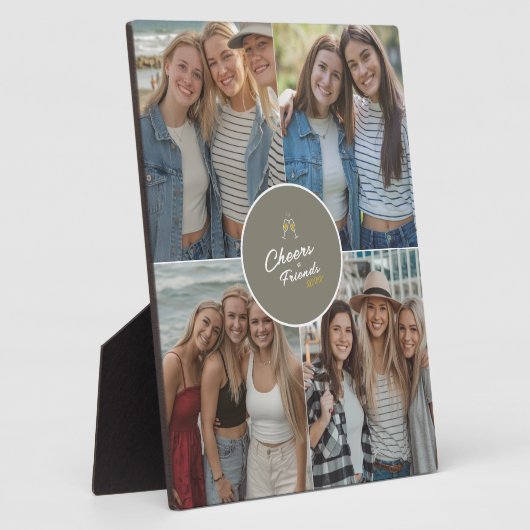 応援からフレンド4 Photo Collage Chic Friendship フォトプラーク (側面)
