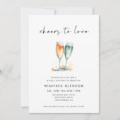 応援からラブブライダルシャワー 招待状 (正面)