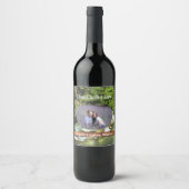 応援からラブリバーサウス0365 ワインラベル (正面)
