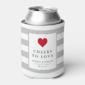 応援からラブ結婚式の引き出物 缶クーラー (缶正面)