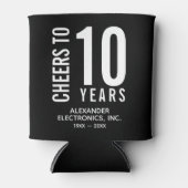 応援から事業記念日へのクーラーボックス 缶クーラー (正面)