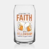 応援から信仰とフェローシップ – オクトーバーフェストティー ガラス缶 (正面)