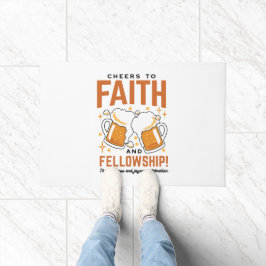 応援から信仰とフェローシップ – オクトーバーフェストティー ドアマット