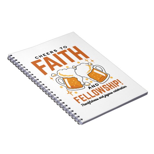 応援から信仰とフェローシップ – オクトーバーフェストティー ノートブック (右側)
