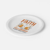 応援から信仰とフェローシップ – オクトーバーフェストティー ペーパープレート (アングル)