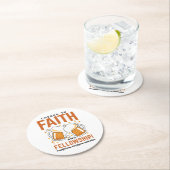 応援から信仰とフェローシップ – オクトーバーフェストティー ラウンドペーパーコースター (インサイチュ)