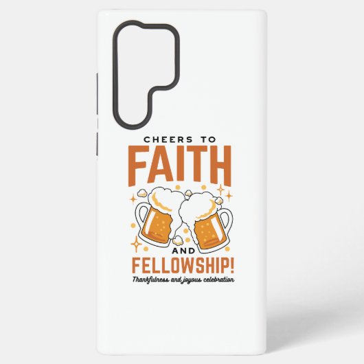 応援から信仰とフェローシップ – オクトーバーフェストティー SAMSUNG GALAXYケース (裏面)