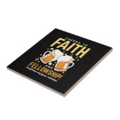 応援から信仰とフェローシップ – オクトーバーフェスト タイル (側面)