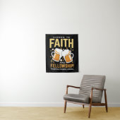 応援から信仰とフェローシップ – オクトーバーフェスト タペストリー (インサイチュ)