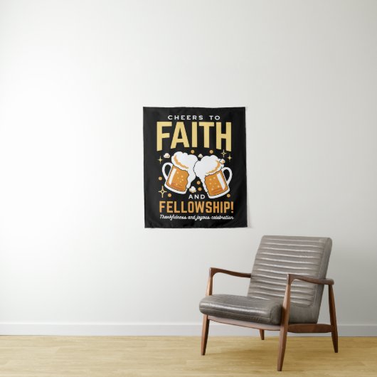 応援から信仰とフェローシップ – オクトーバーフェスト タペストリー (インサイチュ)