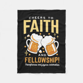 応援から信仰とフェローシップ – オクトーバーフェスト フリースブランケット
