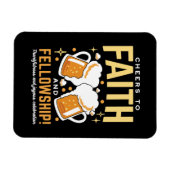 応援から信仰とフェローシップ – オクトーバーフェスト マグネット (横)