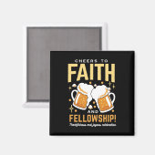 応援から信仰とフェローシップ – オクトーバーフェスト マグネット (正面/裏面)