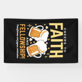 応援から信仰とフェローシップ – オクトーバーフェスト 横断幕 (横)