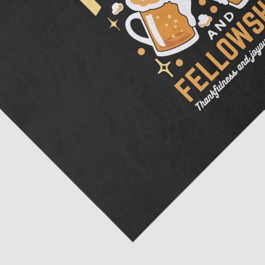 応援から信仰とフェローシップ – オクトーバーフェスト 薄葉紙 (詳細)