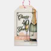 応援から年へのパーティー ギフトタグ (正面)