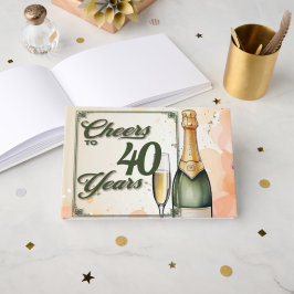 応援から年へのパーティー ゲストブック