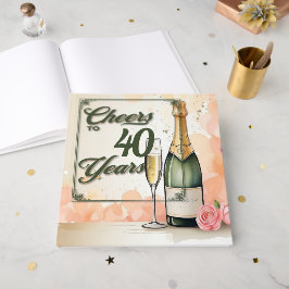 応援から年へのパーティー ゲストブック