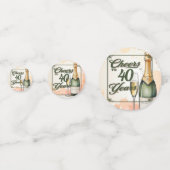 応援から年へのパーティー コンフェッティ (裏面)