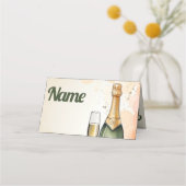 応援から年へのパーティー プレイスカード (裏面)