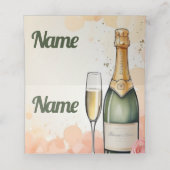 応援から年へのパーティー プレイスカード (内部開封)