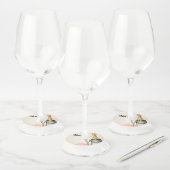 応援から年へのパーティー ワイングラスタグ (セット)