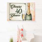 応援から年へのパーティー 横断幕 (インサイチュ)