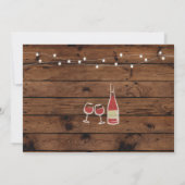 応援から引退パーティーウッドワイン招待状 招待状 (裏面)