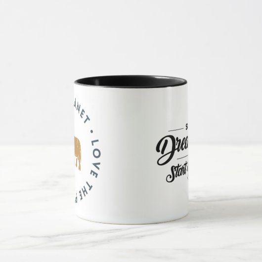 応援から心地よい：私たちのマグコレクションを発見 マグカップ (中央)