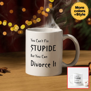 応援から新しい始まり!カスタマイズ可能な離婚マグカップ コーヒーマグカップ