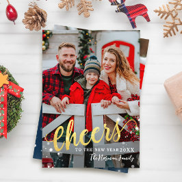 応援から新年のスパークルライト2フォトブルー シーズンカード