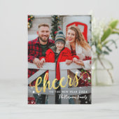 応援から新年のスパークルライト2フォトレッド シーズンカード (スタンド正面)