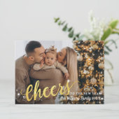 応援から新年のスパークルライト3フォトレッド シーズンカード (スタンド正面)