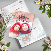 応援から新年の休日の季節のグリーティングフォト シーズンポストカード