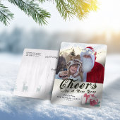 応援から新年の休日の季節のグリーティングフォト シーズンポストカード