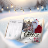 応援から新年の休日の季節のグリーティングフォト シーズンポストカード