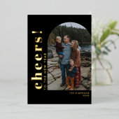 応援から新年のArch Photo 箔シーズンカード (立ち正面)