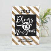 応援から新年モダン書道フェスティバル金ゴールド シーズンカード (スタンド正面)