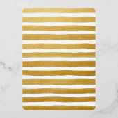 「応援から新年」の写真カスタム写真 箔シーズンカード (裏面)