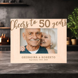 応援から記念日への誕生日 レーザー彫刻フレーム